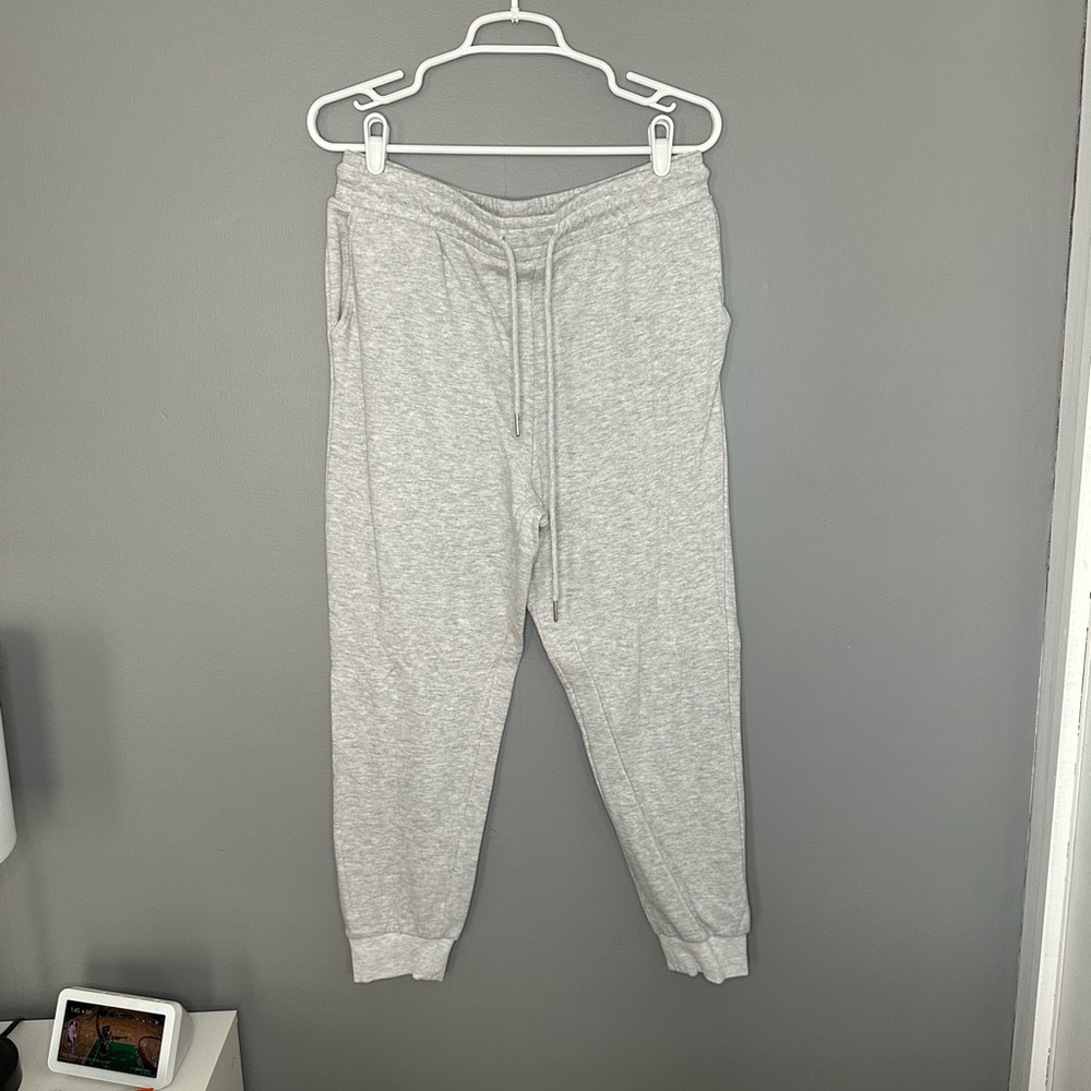 Classic Women's Drawstring Jogger Pants - Light Gray